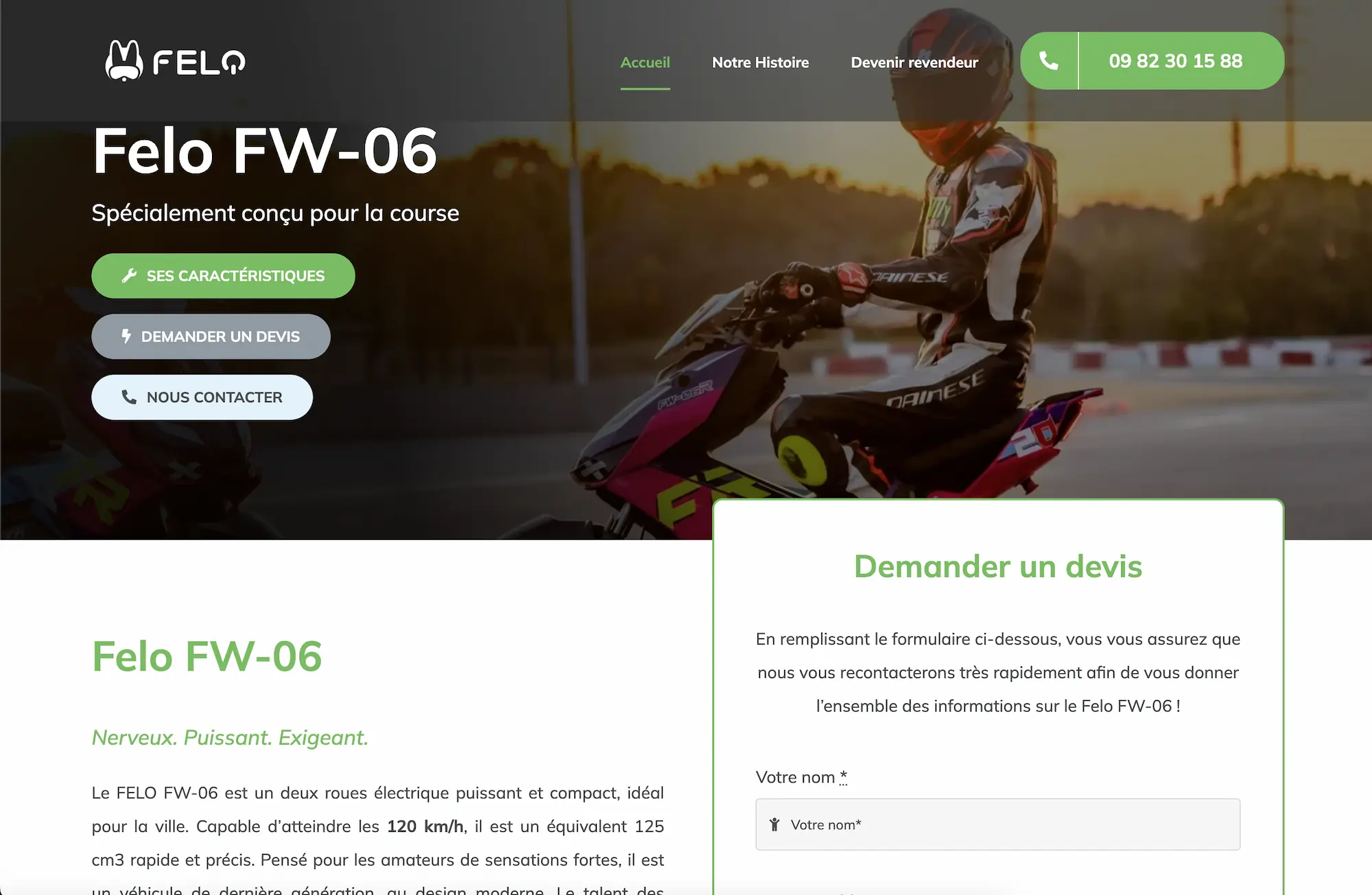 home du site felo france